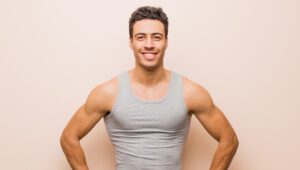 Male Model With a Toned Chest