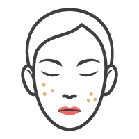 Acne scars icon