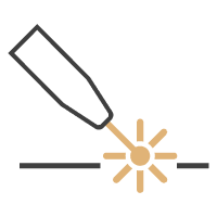 Laser resurfacing icon